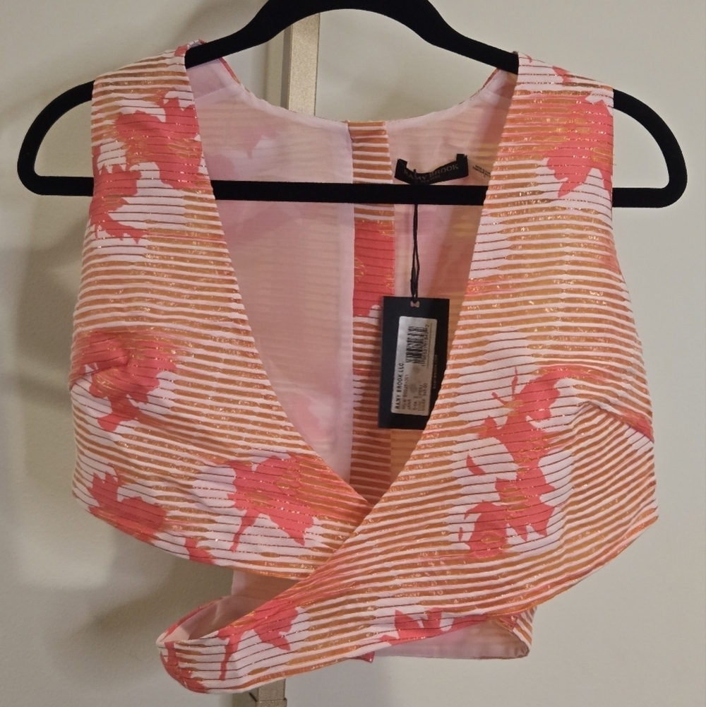 Ramy Brook Jana Floral Two-Piece sz 2 - Picture 9 of 12